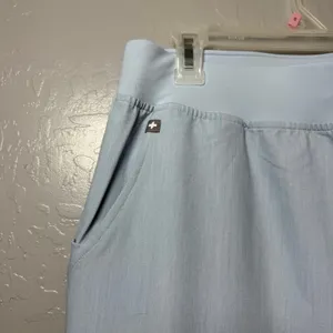 Figs Womens Zamora Jogger Scrub Pant, Chambray, XL/P thumbnail 3