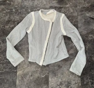 GAP Gray Zip Up Sweatshirt Size Medium thumbnail 1