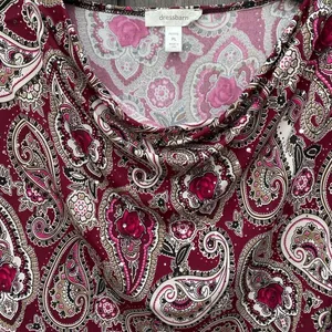DressBarn Petite Paisley Top thumbnail 2