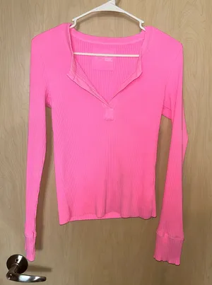 Aerie Fireside Long Sleeve Henley T-Shirt thumbnail 1