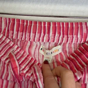 Roller Rabbit 100% Cotton Striped Pink Pants thumbnail 6