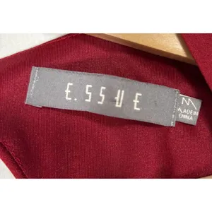 E.SSUE‎ Jumpsuit Red Deep V-Neck Open Back Wide Leg Party Evening Formal Event M thumbnail 6