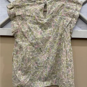 House of Harlow 1960‎ Floral Ruffle Blouse medium thumbnail 3