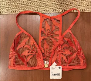 Free People Raya Embroidered Bralette thumbnail 1
