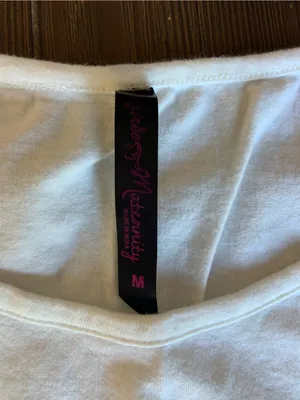 White Long Sleeve Tee with Red "Coming Soon" Graphic thumbnail 2