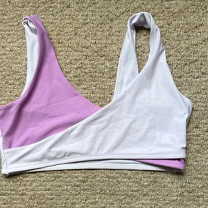 FABLETICS Light Purple Lilac Crossover Low Impact Sports Bra Size XL thumbnail 6