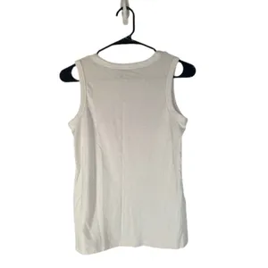 Rachel Zoe White Multicolor Graphic LOVERBOY Crew Neck Tank Top Women Sz S thumbnail 2
