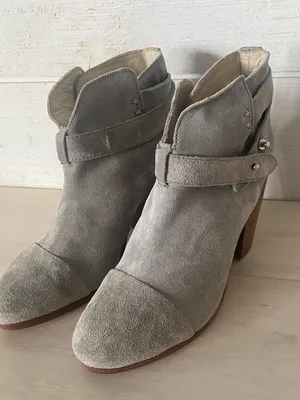 Rag & Bone New York Harrow Women’s Suede Ankle Boots Size 7.5 Made in Italy thumbnail 1