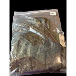 MM Couture By Miss Me Brown Gold Shimmer Lace Plunging Back A-line Dress S NWT thumbnail 10