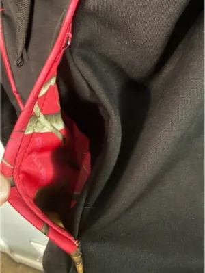 Cottonwood Canyon Realtree Black and Red Hoodie Sweatshirt Size S thumbnail 4