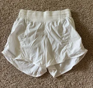 White Lululemon shorts thumbnail 1