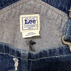 Lee Relaxed Overall Blue Theory Distressed Denim Workwear 112371925 Small thumbnail 6