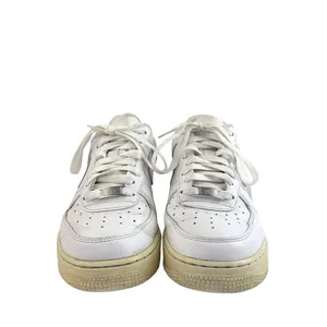 Nike Air Force 1 Men's White Low Top Lace Up Sneakers Athletic Running Shoes 9.5 thumbnail 2
