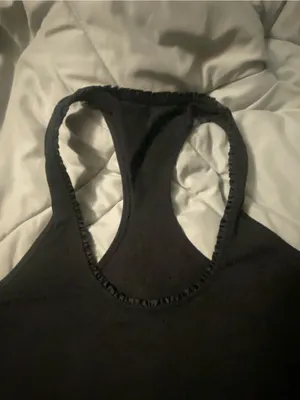 Women’s Black Racerback Tank Top - Classic Essentials Lululemon thumbnail 4