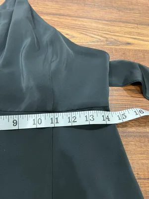 Urban Outfitters Satin Halter Minidress Black Sz S thumbnail 5