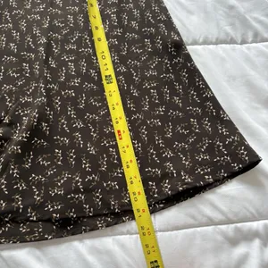 Womens 4 Skirt Brown Floral Knee Length Lined Grunge Whimsy Fairy Feminine‎ thumbnail 4