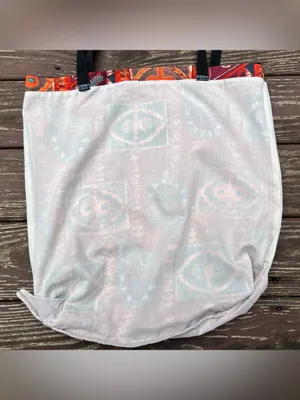 Unisex Boho Maximalist Fabric Tribal Shoulder Tote Bag Casual Everyday Wear|LRG thumbnail 12