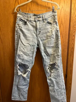 American Eagle Distressed Denim Jeans thumbnail 1