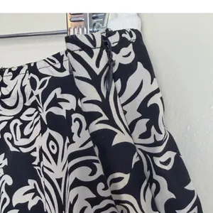 Robbie Bee Skirt 22W Plus Size Black Beige Damask Church Modest 100% Cotton Knee thumbnail 8