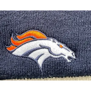 Navy Blue Denver Broncos Super Bowl XLVIII Knit Hat thumbnail 3