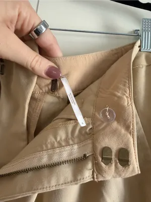 Free people barrel tan trousers thumbnail 3