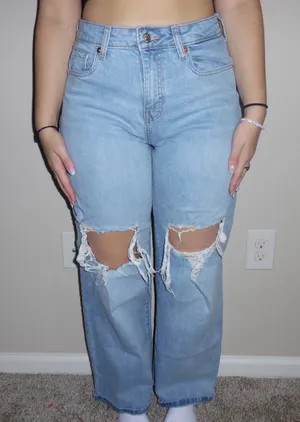 Wild Fable Ripped Boyfriend Jeans thumbnail 1
