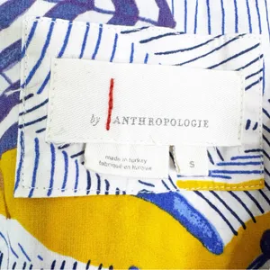 Anthropologie The Somerset Cotton Beach Umbrella Print Mini Dress Size S thumbnail 9