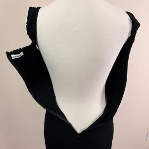 Reformation Black Sweetheart Off Shoulder Smocked Back Midi Dress Womens US 6 thumbnail 12
