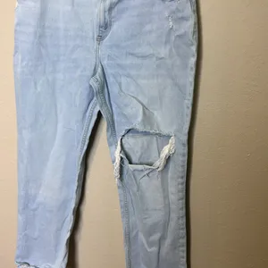 Abercrombie & Fitch The 90’s straight ultra high rise‎ jeans Size 18 Short NWT thumbnail 4