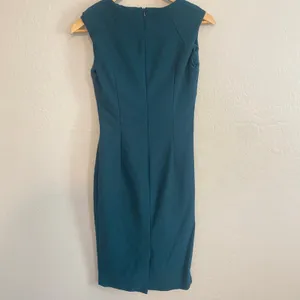 Voodoo Vixen Dress Womens Sz Medium Teal Cocktail Occcasion Retro Business thumbnail 3