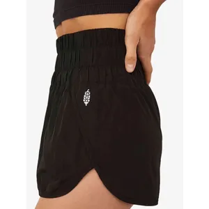 Free People Movement Shorts Black The Way Home Medium thumbnail 2