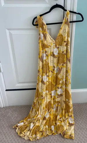 Abercrombie Yellow Dress Floral thumbnail 2