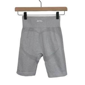 AYBL Empower Seamless Shorts in Light Gray 7” - Size XS thumbnail 4