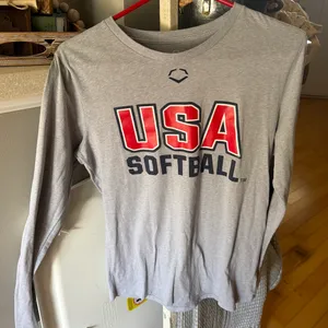 Evoshield USA softball long sleeve shirt Gray Size M thumbnail 1