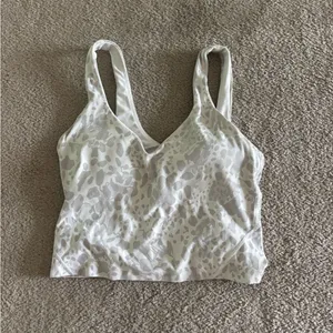 Lululemon align tank top white leopard thumbnail 1