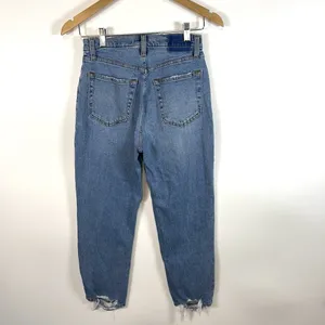 Abercrombie & Fitch the ankle straight ultra high rise jean Sz 4 Curve Love‎ thumbnail 5