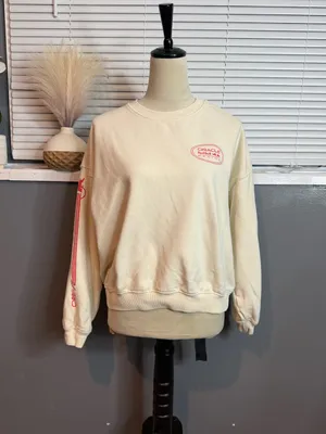 American Eagle x Oracle Red Bull Racing F1 Graphic Sweatshirt Cream Size M thumbnail 3