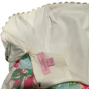 Lilly Pulitzer Franco Patchwork Dress Size‎ 4 Cotton Colorful Bright Print thumbnail 8