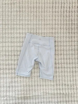 CALIA by Carrie Underwood Light Blue High-Waist Bike Shorts thumbnail 3