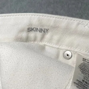 Michael Kors Skinny Jeans Women Size 10 White Stretch Denim Mid Rise Casual‎ EUC thumbnail 6