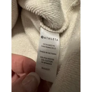 Athleta Full Zip Hoodie Jacket Sweatshirt XL Oversized Sweatshirt Athleisure thumbnail 9
