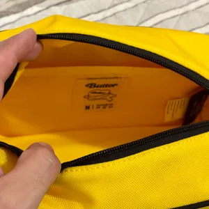 BTS Butter Samsonite Red 2nd Collaboration Pouch Bag Yellow thumbnail 12