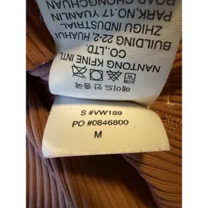 Vuori Crop Bra Tank Top Rose Mauve Ribbed Strappy Back VW189 Womens Medium thumbnail 6