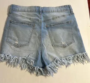 Light Washed Jean Shorts thumbnail 5