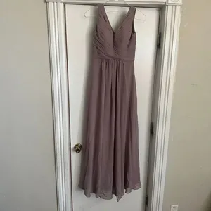 JJ’s House dusty lavender chiffon bridesmaid evening dress thumbnail 5