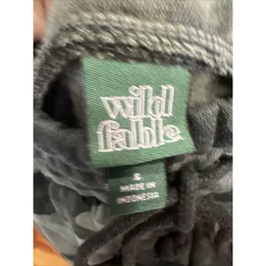 Women's Jogger Sweatpants High Rise Green Camouflage - Wild Fable Small NWT thumbnail 4