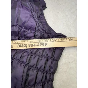 JANE ASHLEY‎ Women’s Purple Puffer Vest Medium Gorpcore Utility Casual thumbnail 8