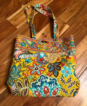 Vera Bradley shoulder tote bag purse in pattern Provençal thumbnail 1
