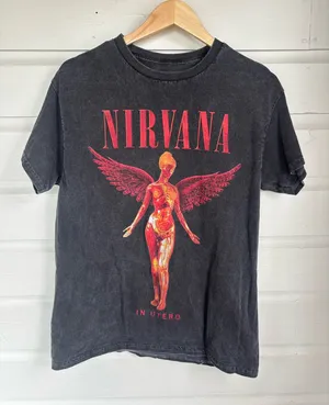 Nirvana Graphic Tee Gray thumbnail 1