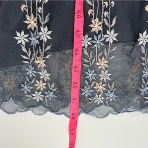 Anthropologie BHLDN‎ Floral Embroidered Holiday Parsons Dress Sz 14 thumbnail 9